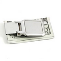 Silver Plated Hinged Money Clip